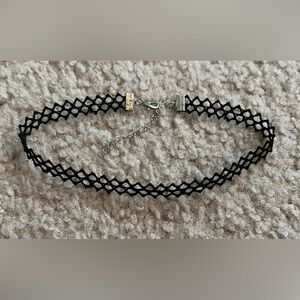 Black Lace Choker with Clasp